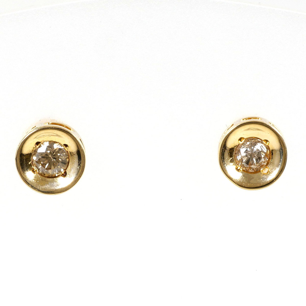 VINTAGE 18k Gold Diamond Earrings